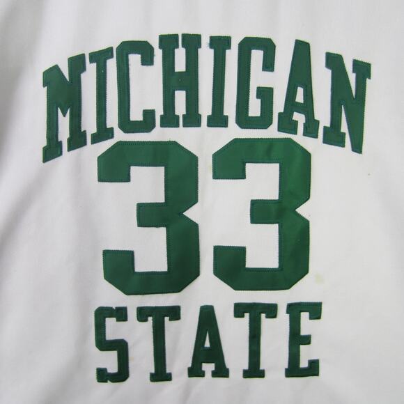 Vintage Michigan State Spartans Jersey Mens XL NCAA Basketball Magic Johnson 70s - Picture 4 of 10